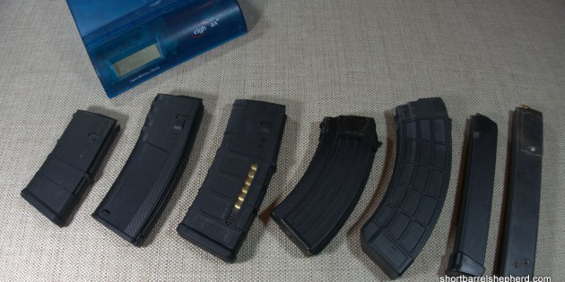 Loaded Magazine Weight Comparison Loaded Magazine Weight Comparison