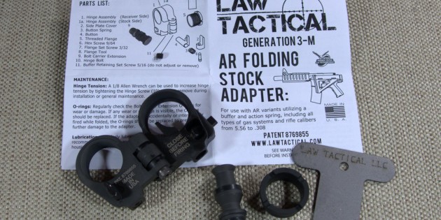 Law Tactical Gen 3-M Folding Buffer Tube Stock Adapter Table Top Review Law Tactical Gen 3-M Folding Buffer Tube Stock Adapter Table Top Review